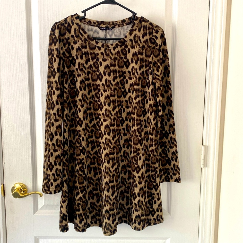 SHEIN Leopard Dress